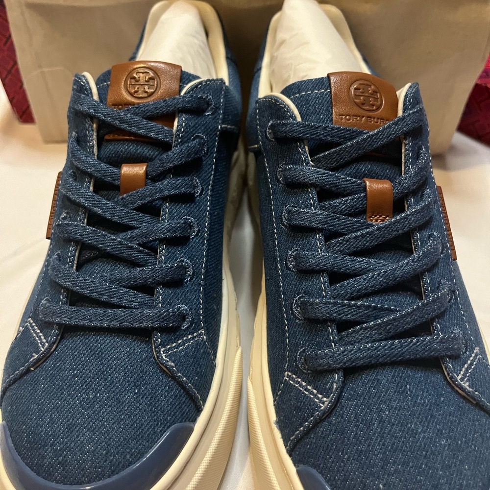 Tory Burch Ladybug Denim Sneaker – Azul (Blue) - Size 8-NWT